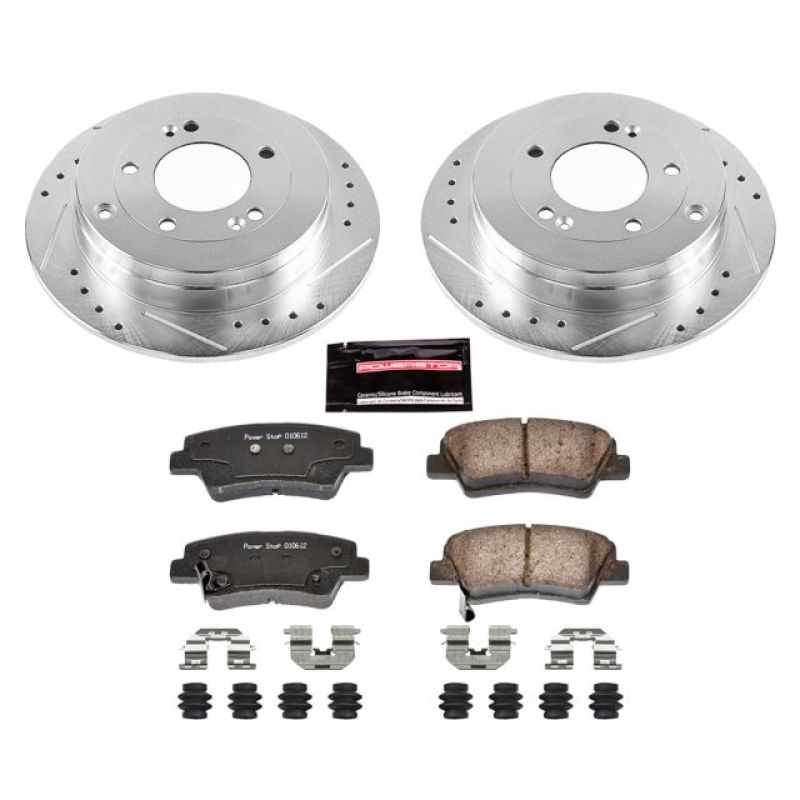 Power Stop 07-09 Kia Amanti Rear Z23 Evolution Sport Brake Kit PowerStop