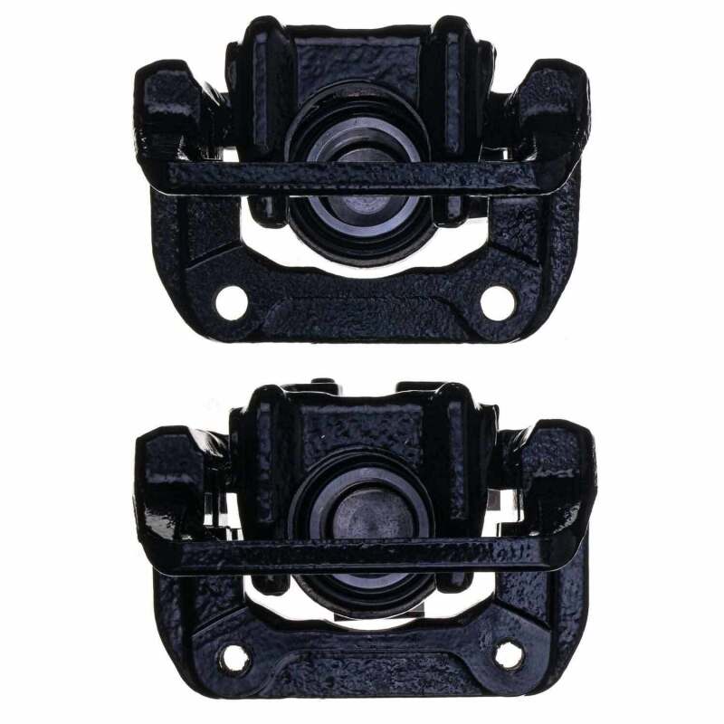 Power Stop 01-03 Acura CL Rear Black Caliper - Pair w/Bracket PowerStop