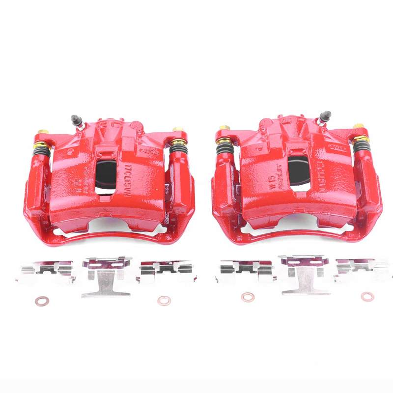 Power Stop 91-95 Acura Legend Rear Red Calipers - Pair PowerStop