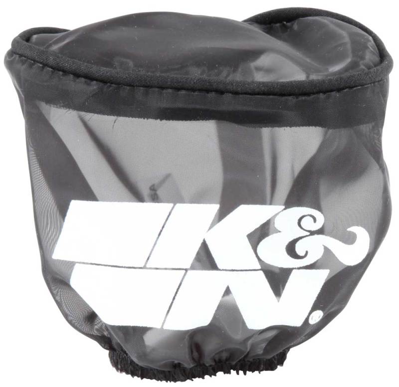 K&N Air Filter Wrap Black Oval Tapered 3.75in Base I/S Width x 2.5in Top I/S Width x 2.75in H K&N Engineering