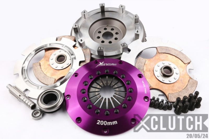 XClutch 01-03 BMW 325Ci Base 2.5L 8in Twin Solid Ceramic Clutch Kit