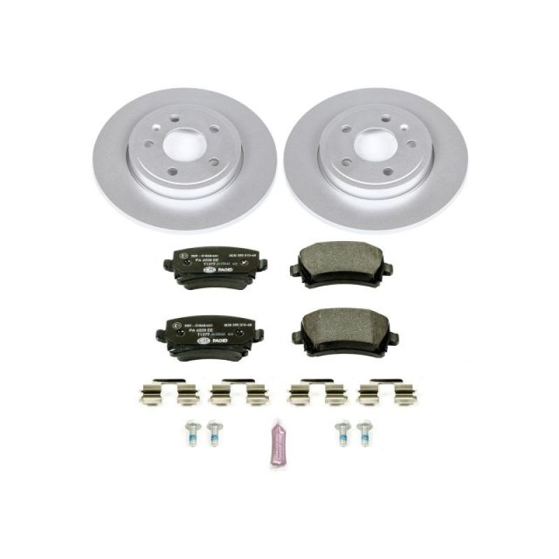 Power Stop 05-09 Audi A4 Rear Euro-Stop Brake Kit PowerStop