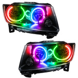 Oracle 11-13 Jeep Grand Cherokee SMD HL (Non-HID) - Chrome - ColorSHIFT w/o Controller SEE WARRANTY