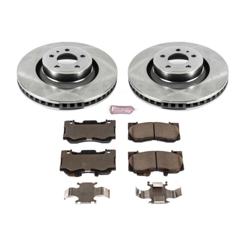 Power Stop 15-19 Ford Mustang Front Autospecialty Brake Kit PowerStop