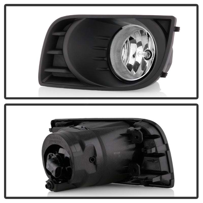 Spyder Toyota Sequoia 08-16 OEM Style Fog Lights w/OEM Fit Switch - Fog Bulbs-4145(Included) - Clear SPYDER