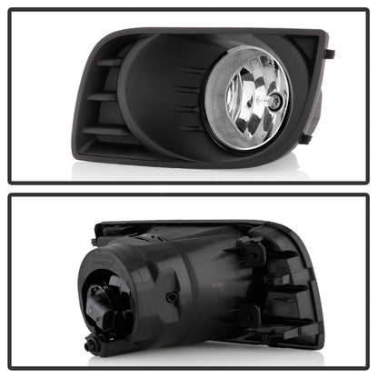 Spyder Toyota Sequoia 08-16 OEM Style Fog Lights w/OEM Fit Switch - Fog Bulbs-4145(Included) - Clear SPYDER