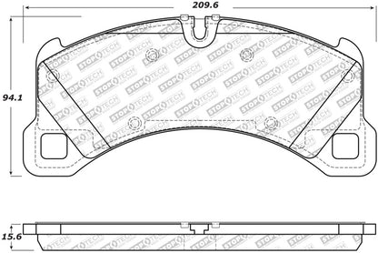 StopTech Street Disc Brake Pads - 305.14520 Stoptech