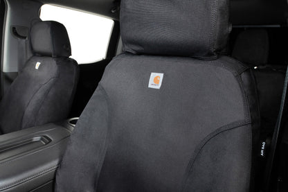 Covercraft 14 Chevrolet Silverado Carhartt Super Dux SeatSaver Custom Second Row Seat Covers - Black