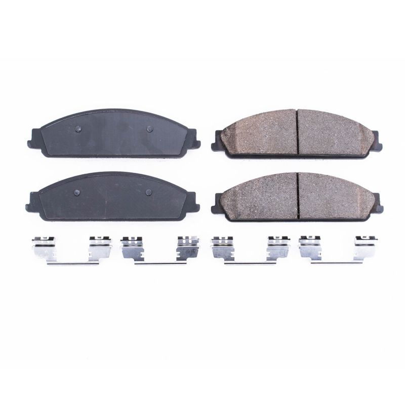 Power Stop 05-07 Ford Five Hundred Front Z17 Evo Ceramic Brake Pad w/Hardware PowerStop