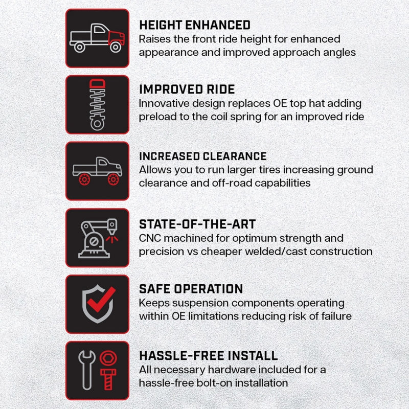 Camburg 22-24 Toyota Tundra 2wd /4wd Dominator Preload Spacer Kit Camburg