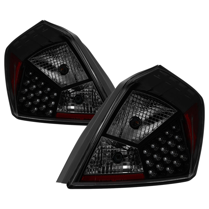 xTune Nissan Altima 07-12 Sedan LED Tail Lights - Black Smoked ALT-JH-NA07-4D-LED-BSM SPYDER