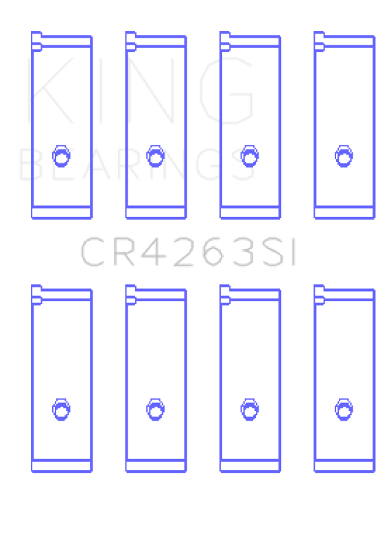 King Engine Bearings Toyota 1Zz-Fe 1.4L/1.6L (Size +0.75mm) Connecting Rod Bearing Set