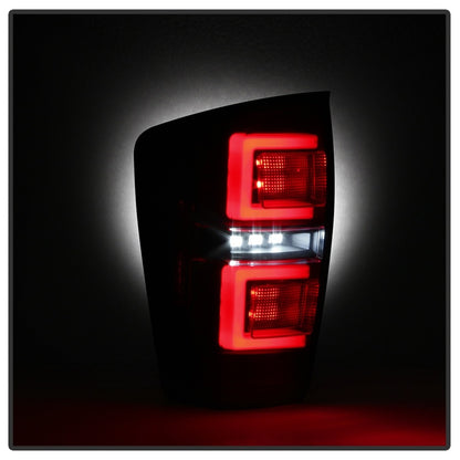 Spyder 16-17 Toyota Tacoma LED Tail Lights - Black Smoke (ALT-YD-TT16-LED-BSM) SPYDER