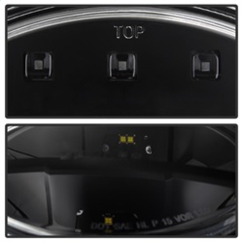 Spyder Jeep Wrangler 07-15 Crystal Headlights Black Clear SPYDER