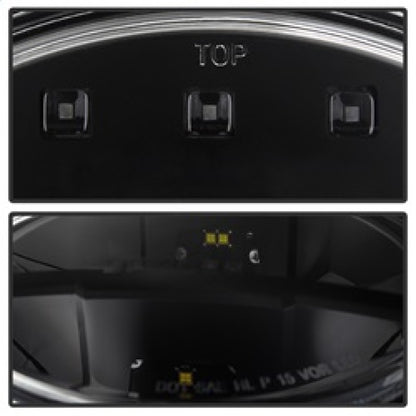 Spyder Jeep Wrangler 07-15 Crystal Headlights Black Clear SPYDER