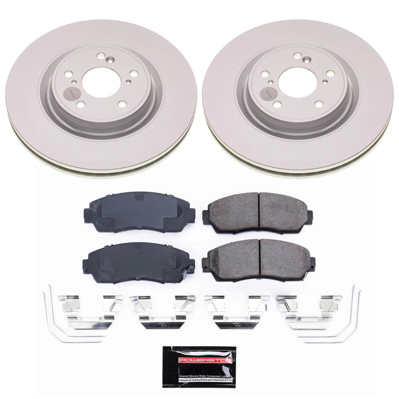 Power Stop 20-22 Honda CR-V Front Z17 Coated Brake Kit PowerStop