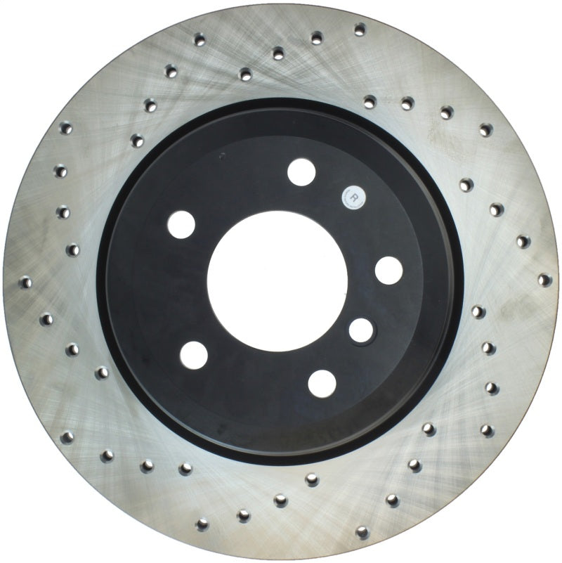 StopTech Sport Cross Drilled Brake Rotor - Front Left Stoptech