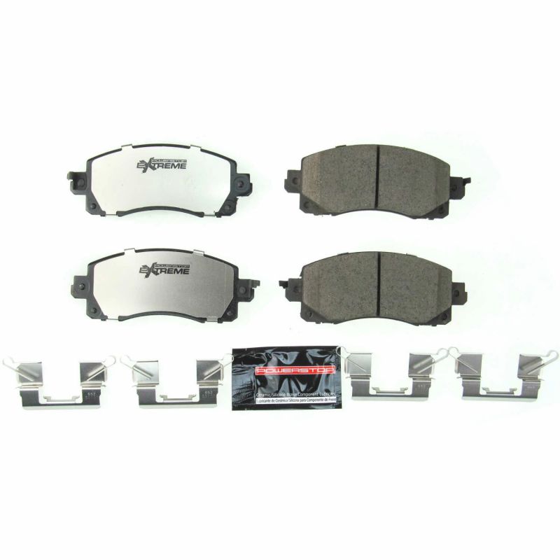 Power Stop 18-19 Subaru Crosstrek Front Z26 Extreme Street Brake Pads w/Hardware PowerStop