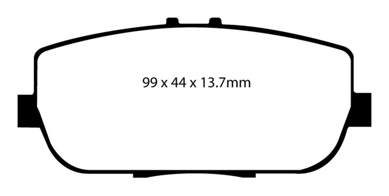 EBC Ultimax2 Rear Brake Pads - UD1180 EBC