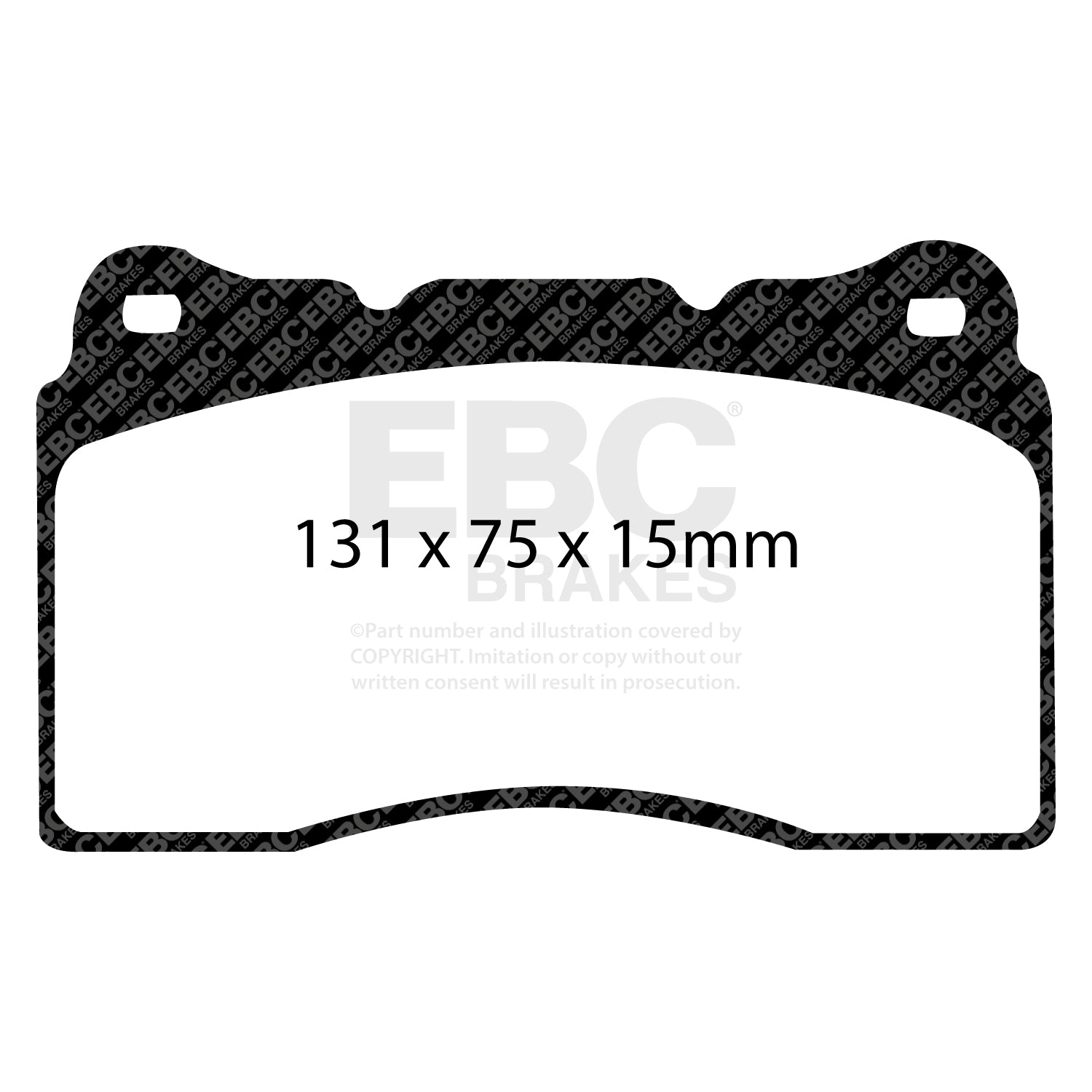 EBC Redstuff 3000 Series front brake pads DP31210C