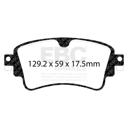 EBC Redstuff 3000 Series rear brake pads DP32254C