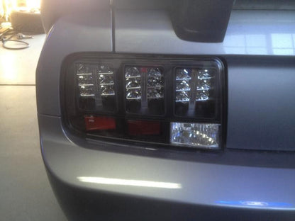 Spyder Ford Mustang 05-09 LED Tail Lights Black ALT-YD-FM05-LED-BK SPYDER