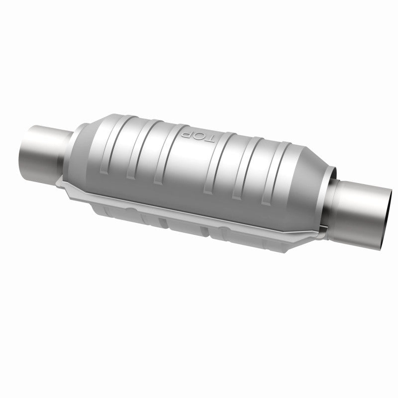 MagnaFlow Catalytic Converter 2 in Inlet 2 in Outlet 11 in Length SS Magnaflow