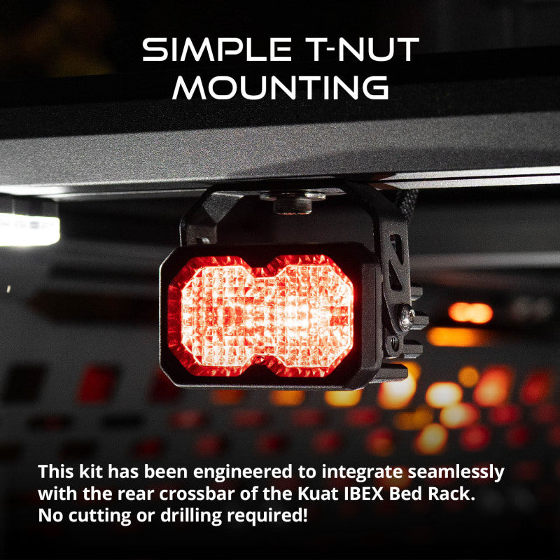 Diode Dynamics Stage Series LED Chase Light Kit for Kuat IBEX Bed Rack