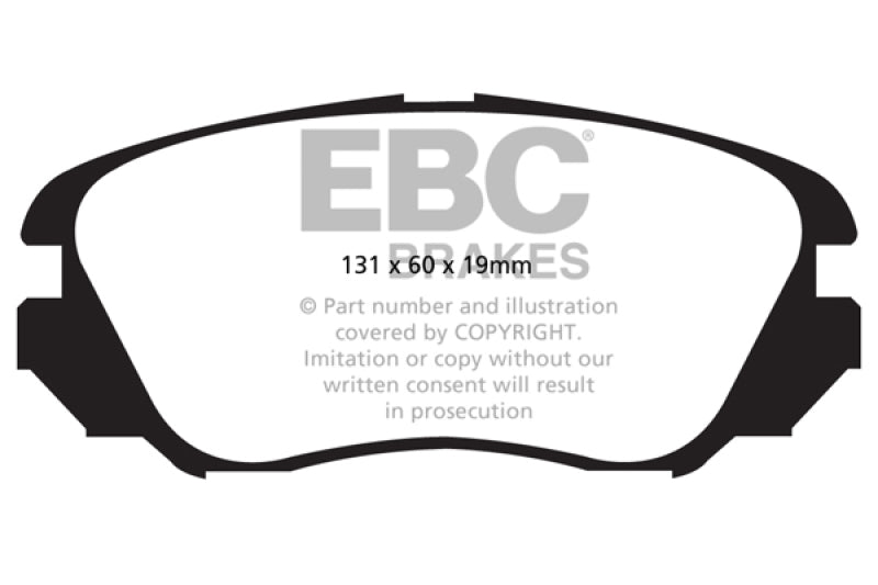 EBC GreenStuff Front Brake Pads - DP62013