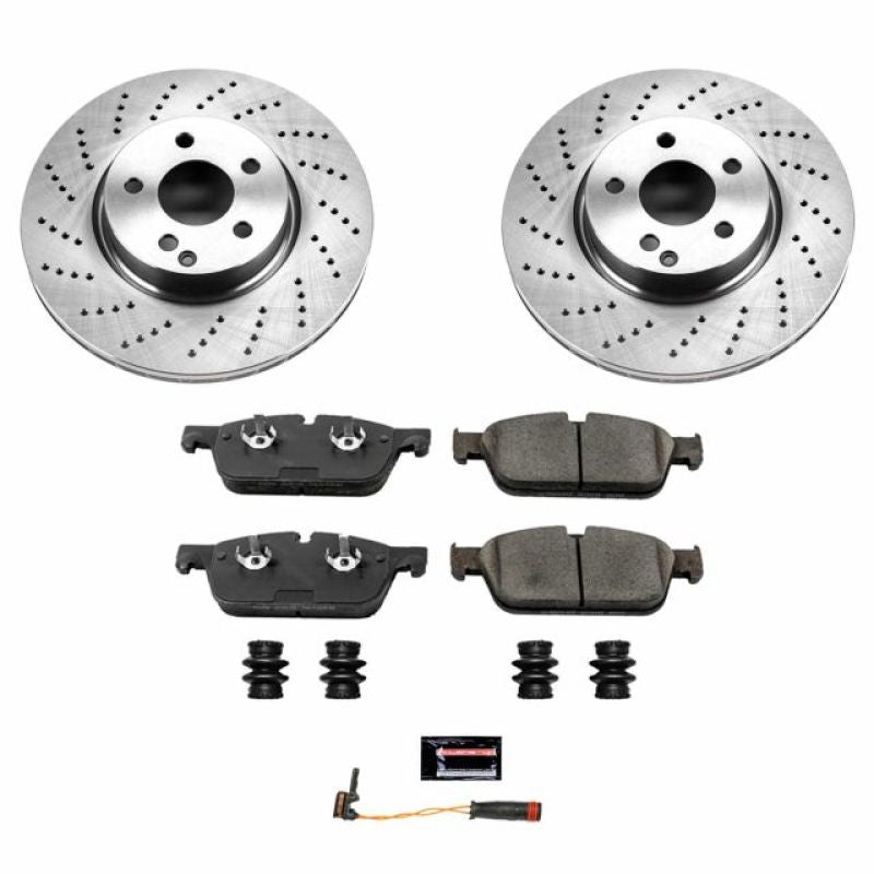 Power Stop 2014 Mercedes-Benz C300 Front Autospecialty Brake Kit