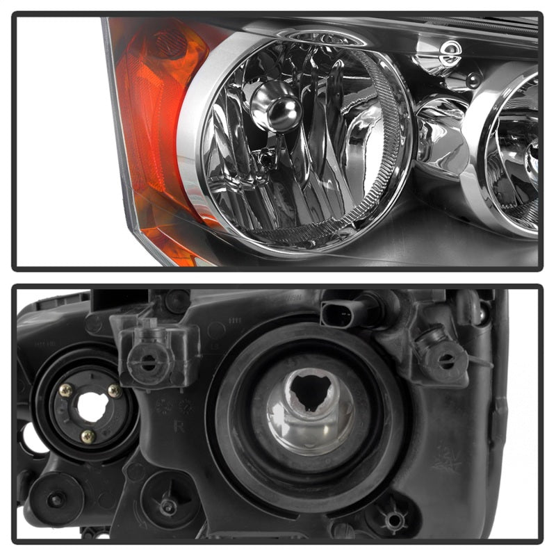 xTune 11-17 Dodge Grand Caravan Passenger Side Headlight - OEM Right (HD-JH-CHRTC08-OE-R) SPYDER