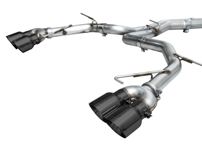AWE Tuning 19-23 Audi C8 S6/S7 2.9T V6 AWD Track Edition Exhaust - Diamond Black Tips AWE Tuning