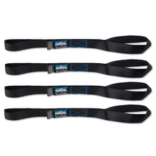 Load image into Gallery viewer, Borne Off-Road Medium-Duty Ratchet Tie-Down Kit (4-Pack) Black