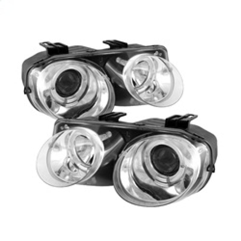 Spyder Acura Integra 98-01 Projector Headlights LED Halo -Chrome High H1 Low 9006 PRO-YD-AI98-HL-C SPYDER