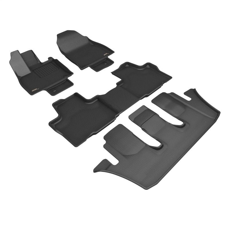 3D MAXpider KAGU 1st-3rd Row Floor Mats for 2024-2026 Grand Highlander - L1TY33301509