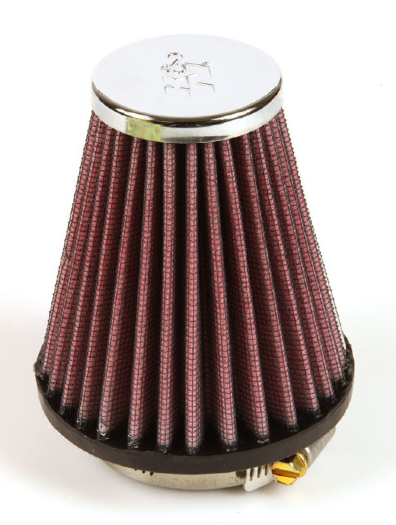 K&N Universal Chrome Filter 2.063in Flange ID x 3.5in Base OD x 2in Top OD x 4in H K&N Engineering