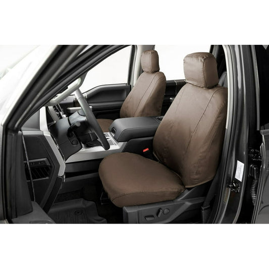 Covercraft 11-24 Dodge Ram Polycotton SeatSaver Custom Second Row Seat Covers - Misty Grey