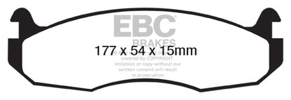 EBC GreenStuff Front Brake Pads - DP61786 EBC