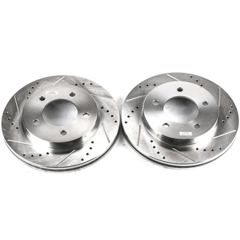 Power Stop 97-03 Ford F-150 Front Evolution Drilled & Slotted Rotors - Pair PowerStop