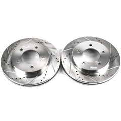 Power Stop 97-03 Ford F-150 Front Evolution Drilled & Slotted Rotors - Pair