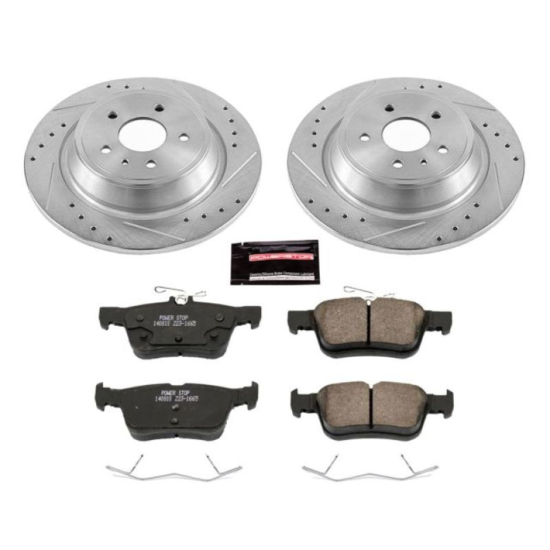 Power Stop 13-19 Ford Fusion Rear Z23 Evolution Sport Brake Kit PowerStop