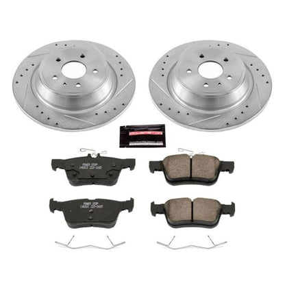 Power Stop 13-19 Ford Fusion Rear Z23 Evolution Sport Brake Kit PowerStop