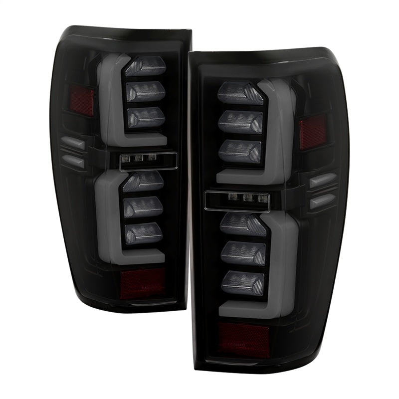 Spyder GMC Sierra 19-20 Incandescent Bulb Model Only LED Tail Lights-Black Smoke ALT-YD-GS19-LED-BSM SPYDER