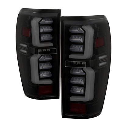 Spyder GMC Sierra 19-20 Incandescent Bulb Model Only LED Tail Lights-Black Smoke ALT-YD-GS19-LED-BSM SPYDER