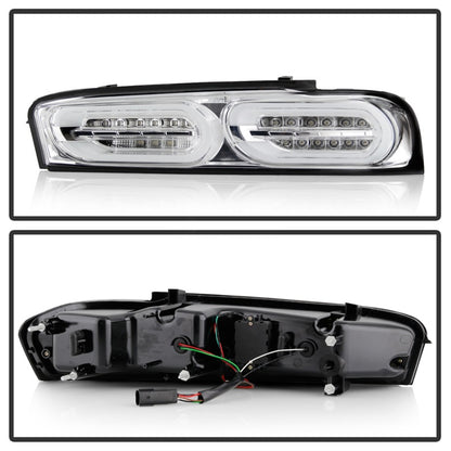 Spyder Chevy Camaro 16-18 (Do Not Fit Halogen Model) LED Tail Lights Chrome ALT-YD-CCAM16LED-SEQ-C SPYDER