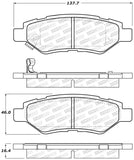 StopTech Street Disc Rear Brake Pads - 305.13370