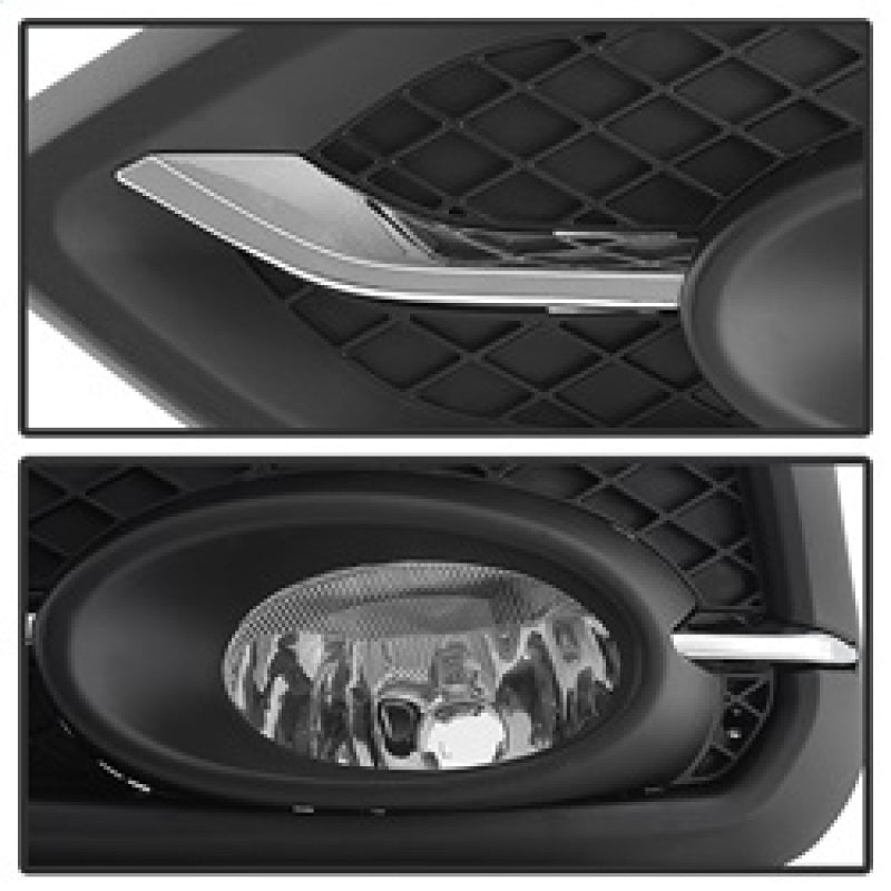 Spyder Honda Civic 2014-2015 2Dr/Coupe (EX Model Only)OEM Fog Light W/Switch- Clear FL-HC2014-2D-C SPYDER