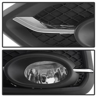 Spyder Honda Civic 2014-2015 2Dr/Coupe (EX Model Only)OEM Fog Light W/Switch- Clear FL-HC2014-2D-C SPYDER