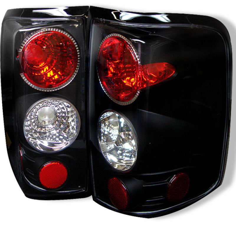 Spyder Ford F150 side 04-08 (Not Fit Heritage & SVT)Euro Tail Lights Blk ALT-YD-FF15004-BK