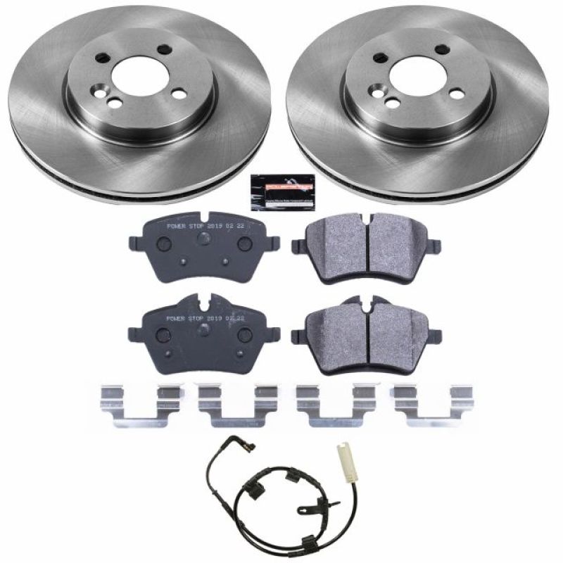 Power Stop 07-10 Mini Cooper Front Track Day SPEC Brake Kit PowerStop